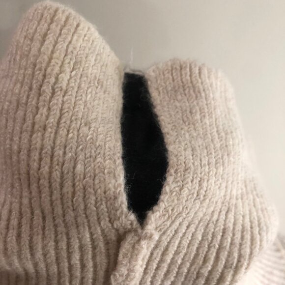 Aerie‎ Cozy Oversized Beige Turtleneck Sweater Casual & Warm Size Medium NWT - Picture 6 of 11